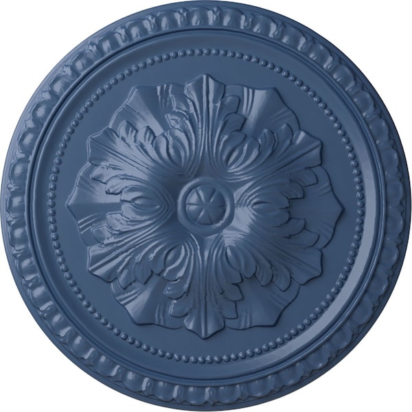 Ekena Millwork Richmond Ceiling Medallion (Fits Canopies up to 2 5/8"), Hand-Painted Americana, 18"OD x 1 3/8"P CM18RIAMF - main